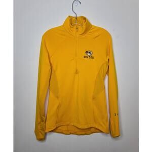Under Armour Univ of Missouri Mizzou Tigers semifitted coldgear pullover - SMALL